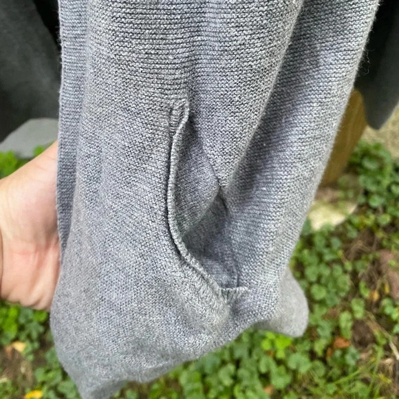 J. Jill Womens Wool Silk Blend Long Sleeve Open Knit Soft Cardigan Size M - Picture 3 of 5